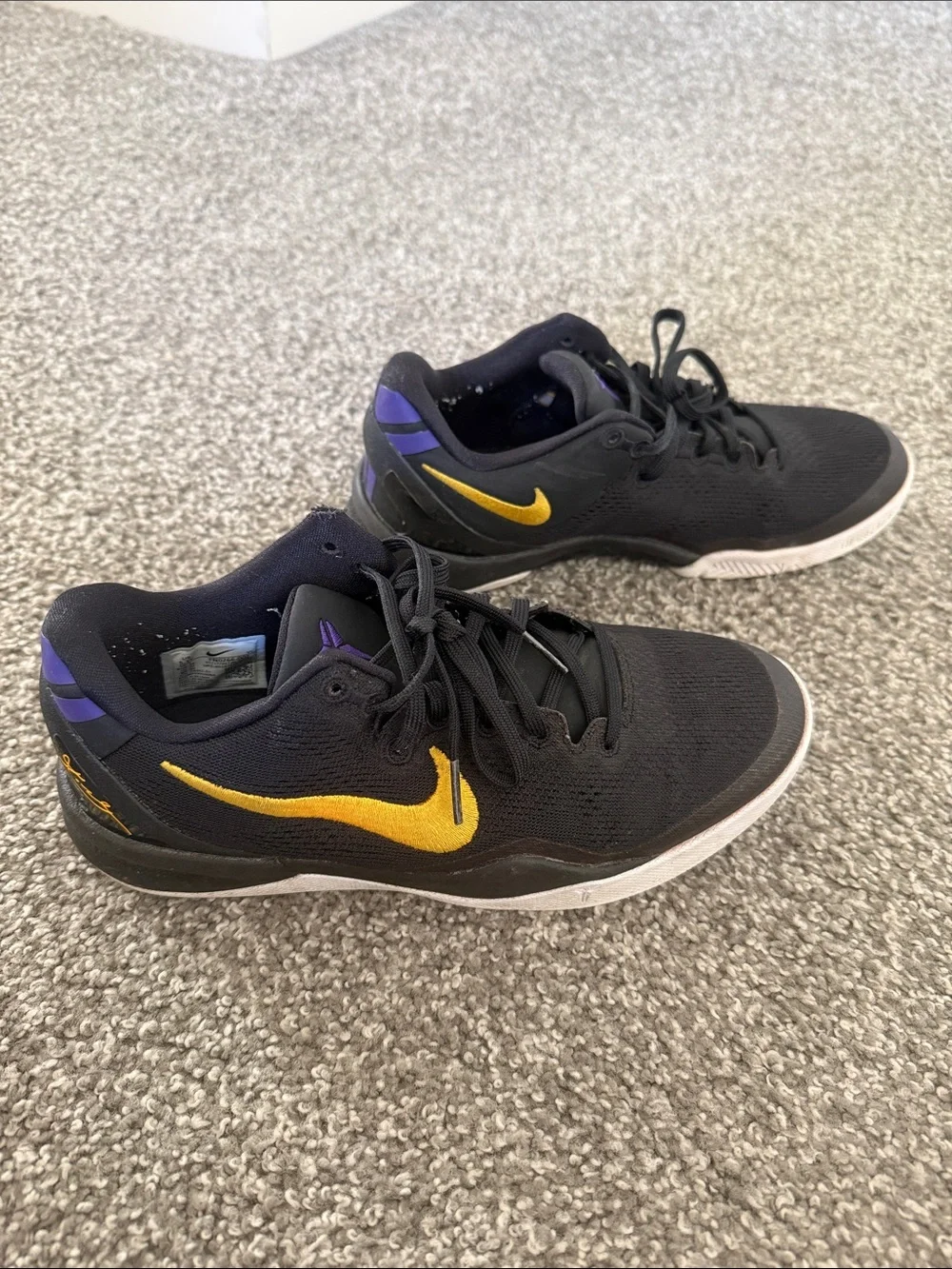 Nike Kobe 8 GS 'Lakers Away'